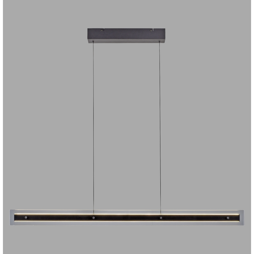 Schöner Wohnen 11316-18 - LED prigušivi luster na sajli LENA LED/32W/230V crna