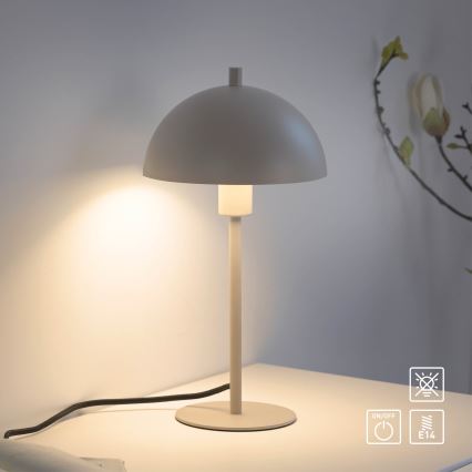 Schöner Wohnen 11726-39 - Stolna lampa ALI 1xE14/15W/230V siva