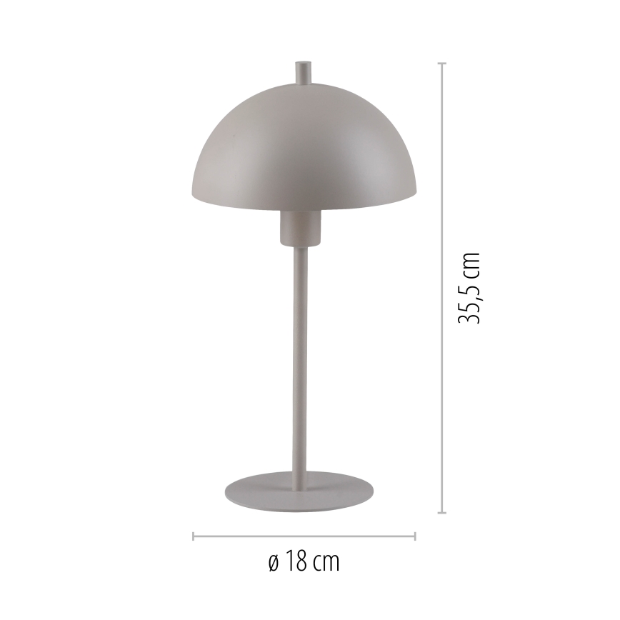 Schöner Wohnen 11726-39 - Stolna lampa ALI 1xE14/15W/230V siva