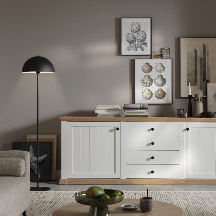 Schöner Wohnen 11727-18 - Podna lampa ALI 1xE27/25W/230V crna