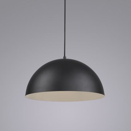 Schöner Wohnen 11728-18 - Viseći luster na kabelu ALI 1xE27/25W/230V Ø 38 cm, crne boje