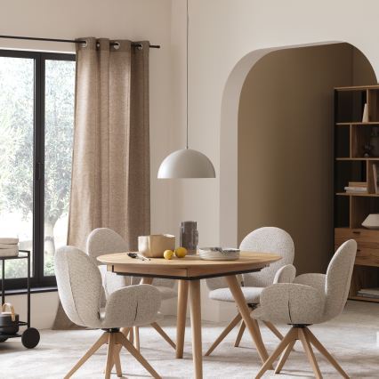 Schöner Wohnen 11728-39 - Viseća svjetiljka na kabelu ALI, 1xE27/25W/230V, Ø 38 cm, siva