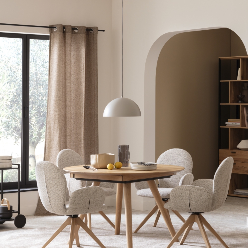 Schöner Wohnen 11728-39 - Viseća svjetiljka na kabelu ALI, 1xE27/25W/230V, Ø 38 cm, siva