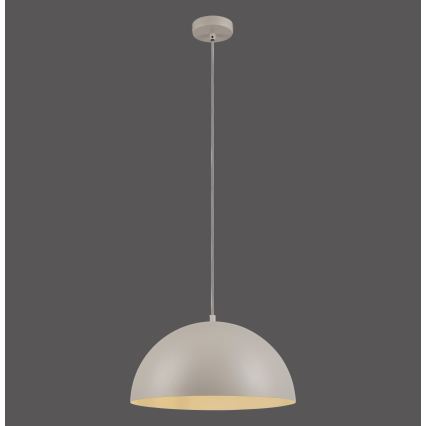 Schöner Wohnen 11728-39 - Viseća svjetiljka na kabelu ALI, 1xE27/25W/230V, Ø 38 cm, siva