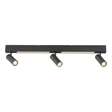 Schöner Wohnen 11794-18 - LED spot svjetiljka DANTE 3xGU10/10W/230V + LED/14,4W crna