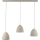 Schöner Wohnen 12541-42 - Luster na sajli TRAVENTA 3xE27/40W/230V beton