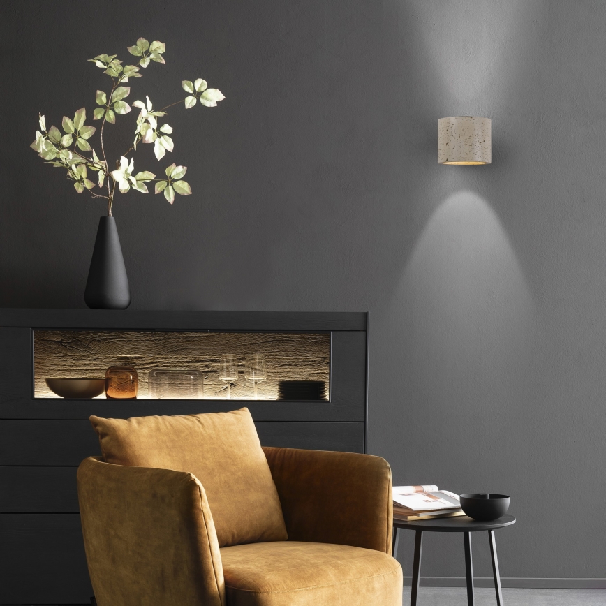 Schöner Wohnen 12542-42 - Zidna svjetiljka TRAVENTA 1xG9/10W/230V beton