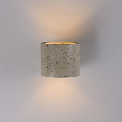 Schöner Wohnen 12542-42 - Zidna svjetiljka TRAVENTA 1xG9/10W/230V beton
