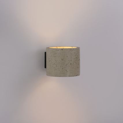 Schöner Wohnen 12542-42 - Zidna svjetiljka TRAVENTA 1xG9/10W/230V beton