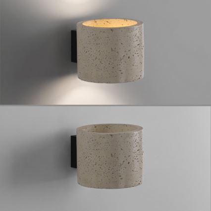 Schöner Wohnen 12542-42 - Zidna svjetiljka TRAVENTA 1xG9/10W/230V beton