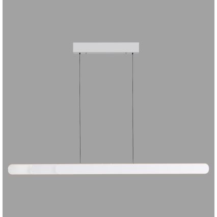 Schöner Wohnen 12577-16 - Prigušivi LED luster na sajli ADRIANA ROUND 2xLED/24W/230V 2700/3000/3500/4000/5000K 160 cm bijela