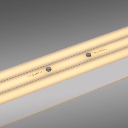 Schöner Wohnen 12577-16 - Prigušivi LED luster na sajli ADRIANA ROUND 2xLED/24W/230V 2700/3000/3500/4000/5000K 160 cm bijela