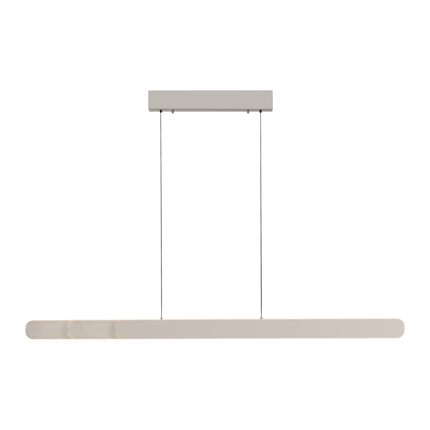 Schöner Wohnen 12577-39 - LED viseći luster na sajli s mogućnošću prigušivanja ADRIANA ROUND 2xLED/24W/230V 2700/3000/3500/4000/5000K siva