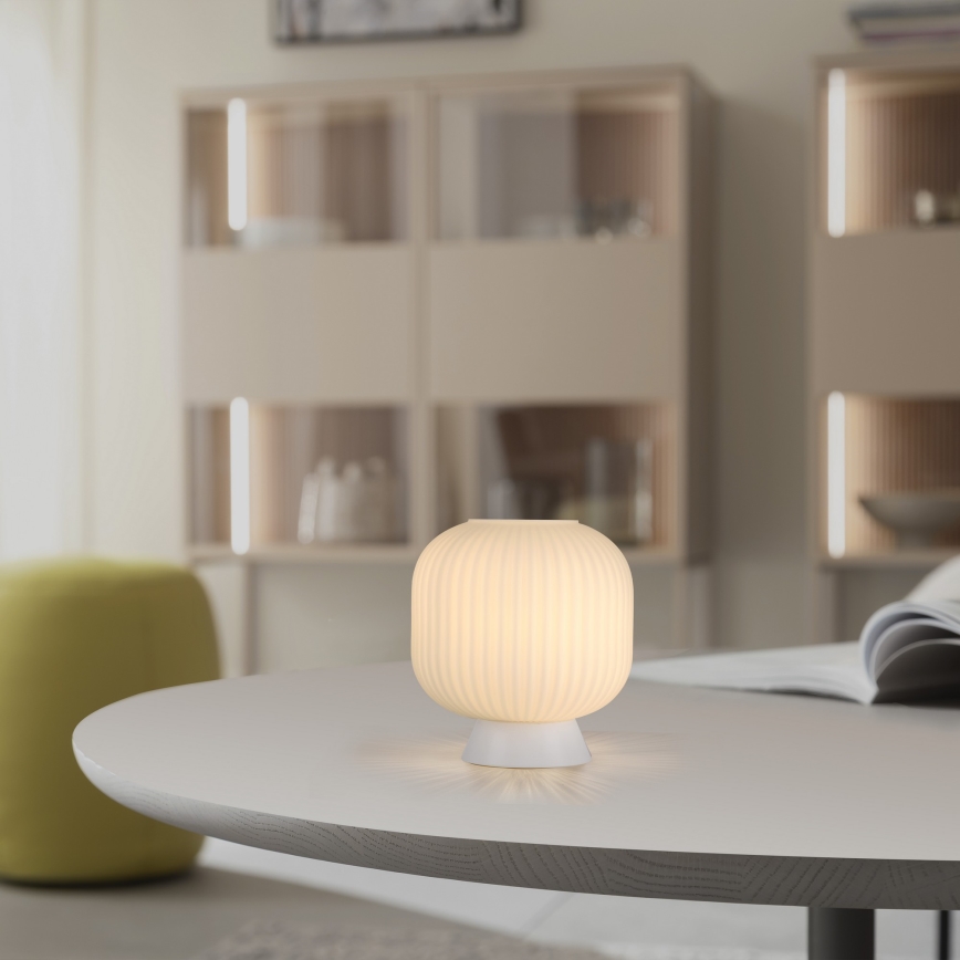 Schöner Wohnen 13573-16 - Stolna lampa NAMI 1xE27/25W/230V bijela