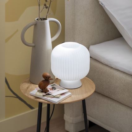 Schöner Wohnen 13573-16 - Stolna lampa NAMI 1xE27/25W/230V bijela