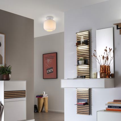 Schöner Wohnen 13574-16 - Stropna svjetiljka NAMI 1xE27/25W/230V pr. 20 cm bijela