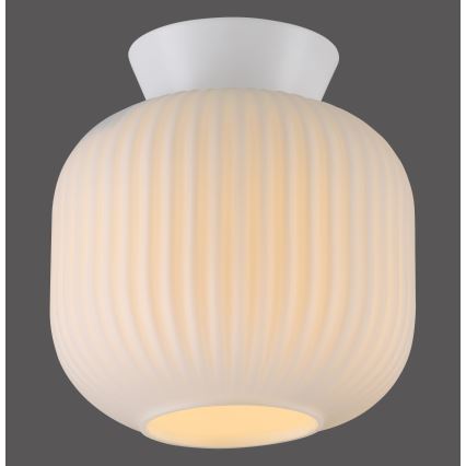 Schöner Wohnen 13574-16 - Stropna svjetiljka NAMI 1xE27/25W/230V pr. 20 cm bijela