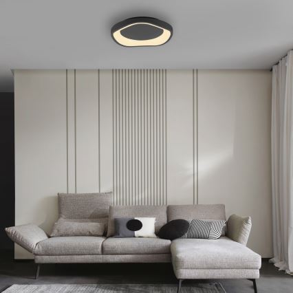 Schöner Wohnen 14233-18 - LED stropna svjetiljka MONTA s prigušivanjem LED/21W/230V pr. 40 cm crna