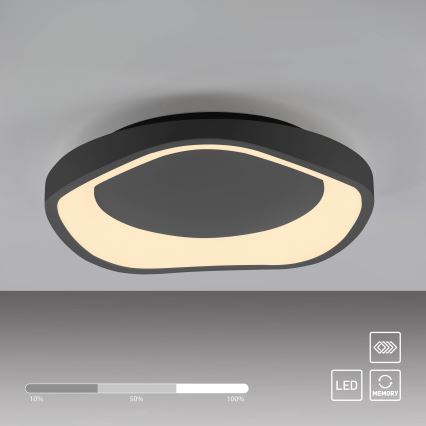 Schöner Wohnen 14233-18 - LED stropna svjetiljka MONTA s prigušivanjem LED/21W/230V pr. 40 cm crna