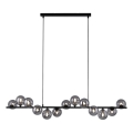 Schöner Wohnen 14504-18 - LED luster na sajli DUBAI 13xG9/3W/230V 118 m crna/dimljena