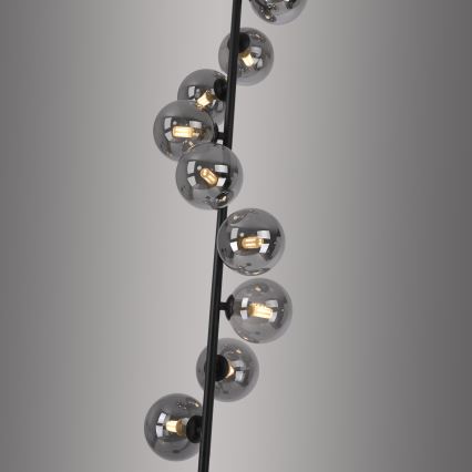 Schöner Wohnen 14506-18 - LED podna lampa DUBAI 9xG9/3W/230V crna/dimljena