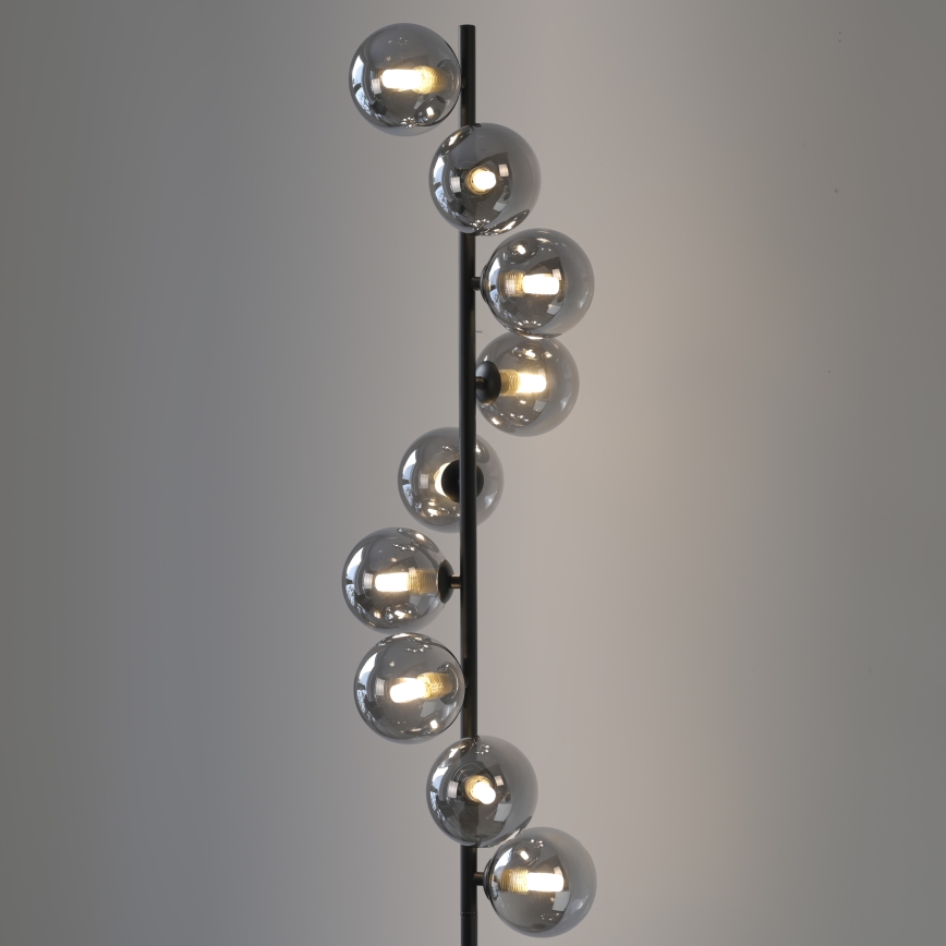 Schöner Wohnen 14506-18 - LED podna lampa DUBAI 9xG9/3W/230V crna/dimljena