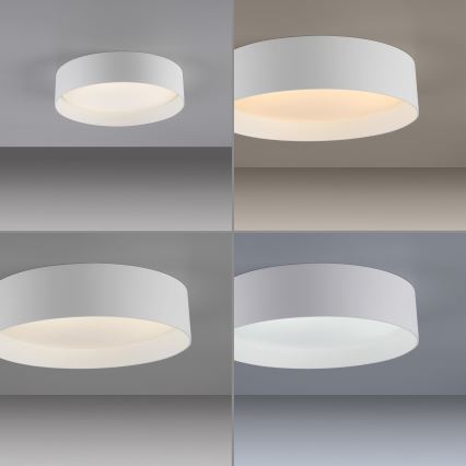 Schöner Wohnen 14593-16 - LED prigušiva stropna svjetiljka TAVOLI LED/10W/230V 2700-6500K Ø 28,5 cm bijela + daljinski upravljač