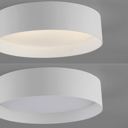 Schöner Wohnen 14593-16 - LED prigušiva stropna svjetiljka TAVOLI LED/10W/230V 2700-6500K Ø 28,5 cm bijela + daljinski upravljač