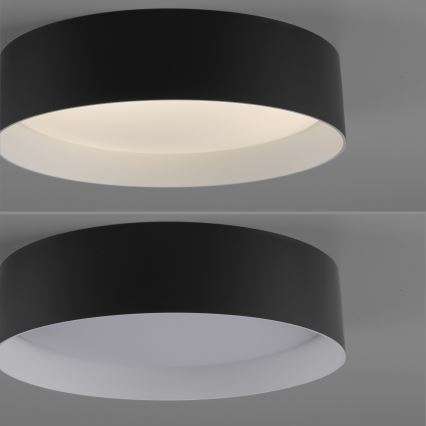 Schöner Wohnen 14593-18 - LED stropna svjetiljka s prigušivanjem TAVOLI LED/10W/230V 2700-6500K Ø 28,5 cm crna + daljinski upravljač