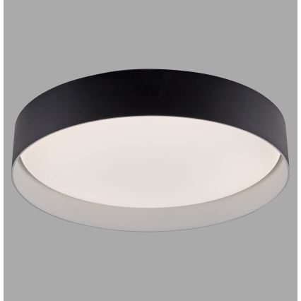 Schöner Wohnen 14594-18 - Stropna LED svjetiljka TAVOLI s mogućnošću prigušivanja LED/20W/230V 2700-6500K Ø 39 cm crna + daljinski upravljač