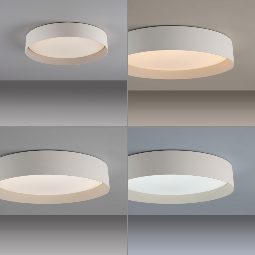 Schöner Wohnen 14594-39 - LED prigušivo stropno svjetlo TAVOLI LED/20W/230V 2700-6500K Ø 39 cm siva + daljinski upravljač