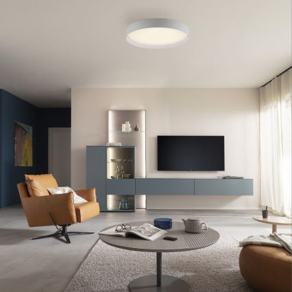 Schöner Wohnen 14595-16 - Prigušiva LED stropna svjetiljka TAVOLI LED/34W/230V 2700-6500K Ø 49 cm bijela + daljinski upravljač