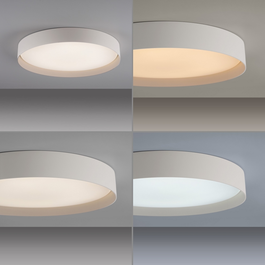 Schöner Wohnen 14595-39 - LED stropno svjetlo TAVOLI s mogućnošću prigušivanja LED/34W/230V 2700-6500K promjer 49 cm siva + daljinski upravljač