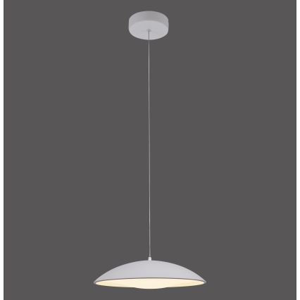 Schöner Wohnen 14606-16 - LED luster na sajli s mogućnošću prigušivanja LENTE LED/17W/230V Ø 40 cm bijela