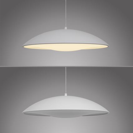 Schöner Wohnen 14606-16 - LED luster na sajli s mogućnošću prigušivanja LENTE LED/17W/230V Ø 40 cm bijela