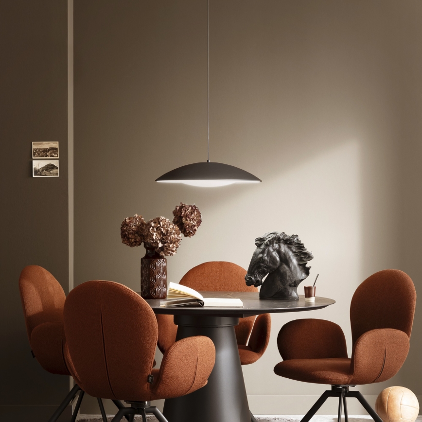 Schöner Wohnen 14606-18 - Zatemnjiv LED viseći luster na sajli LENTE LED/17W/230V Ø 40 cm, crna