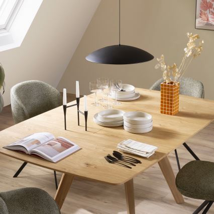 Schöner Wohnen 14606-18 - Zatemnjiv LED viseći luster na sajli LENTE LED/17W/230V Ø 40 cm, crna