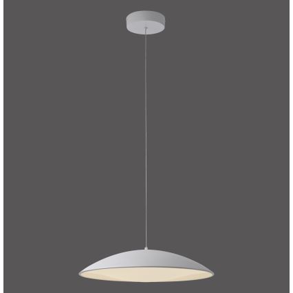 Schöner Wohnen 14607-16 - LED zatemljiv luster na sajli LENTE LED/23W/230V Ø 50 cm bijela