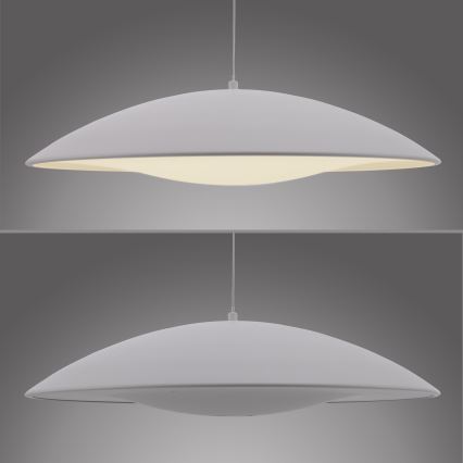 Schöner Wohnen 14607-16 - LED zatemljiv luster na sajli LENTE LED/23W/230V Ø 50 cm bijela