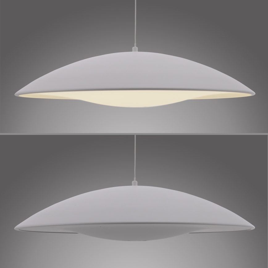 Schöner Wohnen 14607-16 - LED zatemljiv luster na sajli LENTE LED/23W/230V Ø 50 cm bijela