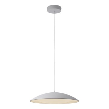 Schöner Wohnen 14607-16 - LED zatemljiv luster na sajli LENTE LED/23W/230V Ø 50 cm bijela