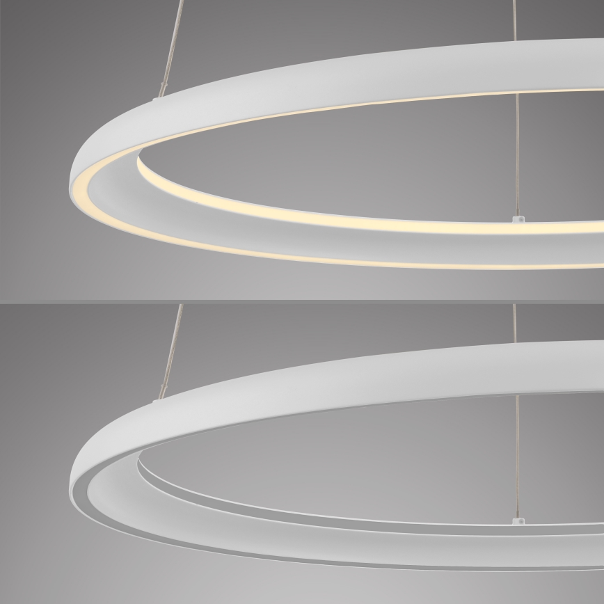 Schöner Wohnen 15570-16 - LED luster s prigušivanjem na sajli QUILLO LED/36W/230V, promjer 60 cm, bijela