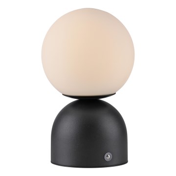 Schöner Wohnen 19218-18 - LED prigušiva dodirna punjiva stolna lampa RUDI LED/1,2W/5V 3000-6000K 1200 mAh crna