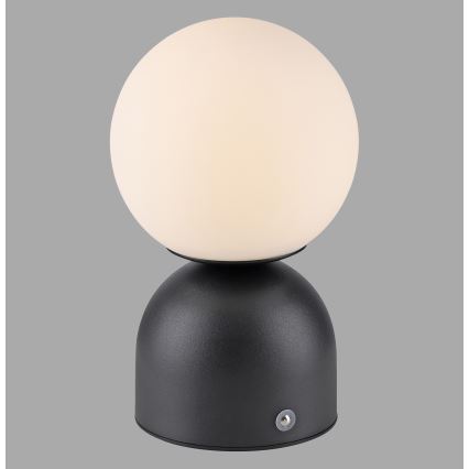 Schöner Wohnen 19218-18 - LED prigušiva dodirna punjiva stolna lampa RUDI LED/1,2W/5V 3000-6000K 1200 mAh crna