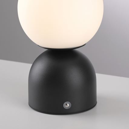 Schöner Wohnen 19218-18 - LED prigušiva dodirna punjiva stolna lampa RUDI LED/1,2W/5V 3000-6000K 1200 mAh crna