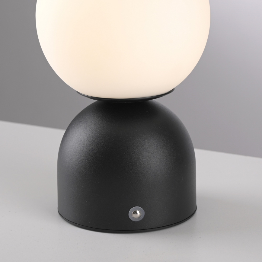 Schöner Wohnen 19218-18 - LED prigušiva dodirna punjiva stolna lampa RUDI LED/1,2W/5V 3000-6000K 1200 mAh crna