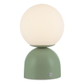 Schöner Wohnen 19218-43 - LED stolna lampa RUDI, punjiva, s dodirnim prigušivanjem, LED/1,2W/5V 3000-6000K 1200 mAh, zelena