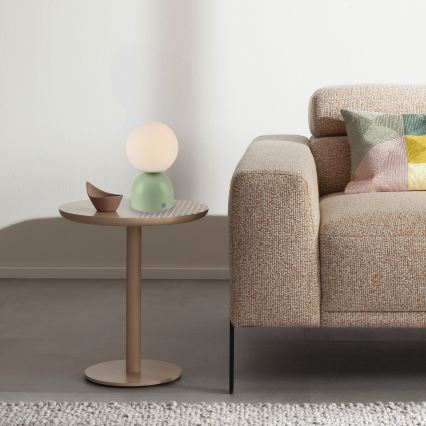 Schöner Wohnen 19218-43 - LED stolna lampa RUDI, punjiva, s dodirnim prigušivanjem, LED/1,2W/5V 3000-6000K 1200 mAh, zelena