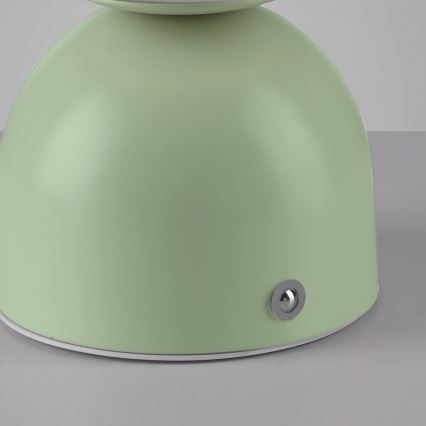 Schöner Wohnen 19218-43 - LED stolna lampa RUDI, punjiva, s dodirnim prigušivanjem, LED/1,2W/5V 3000-6000K 1200 mAh, zelena