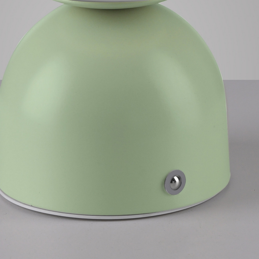 Schöner Wohnen 19218-43 - LED stolna lampa RUDI, punjiva, s dodirnim prigušivanjem, LED/1,2W/5V 3000-6000K 1200 mAh, zelena